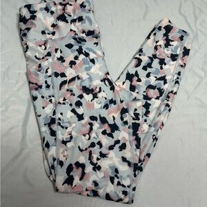 Avia Pink and Black Camouflage Leggings